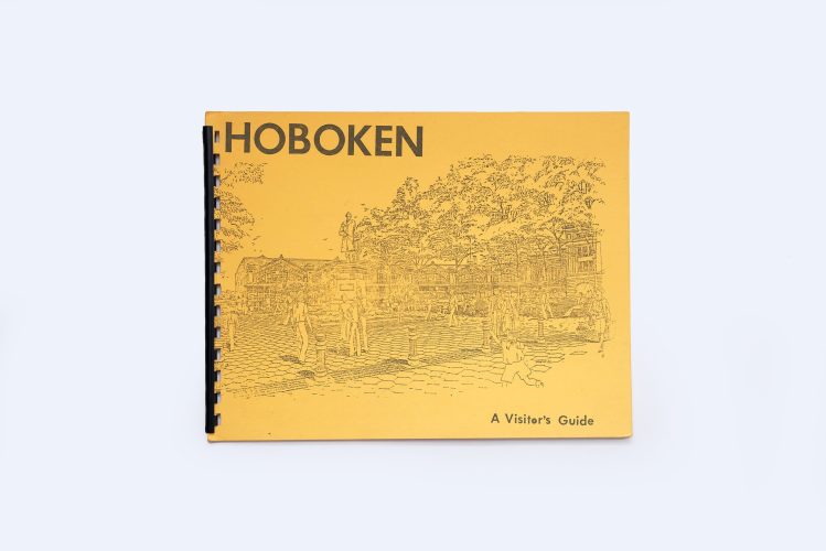 Book cover, yellow, titled "Hoboken: A Visiter's Guide".