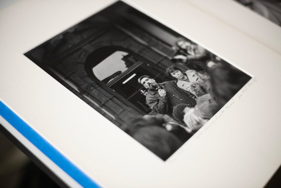 Black and white photograph.